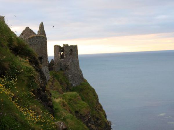 (Photo:) zamek w Dunluce