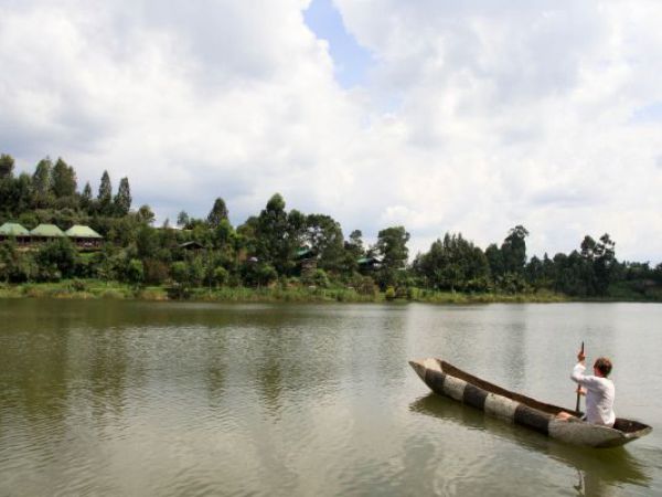 (Photo:) i obowiązkowo pływanie canoe po jeziorze