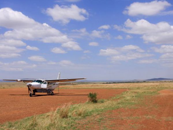 (Photo:) do Masai Mara można przyleciec samolotem